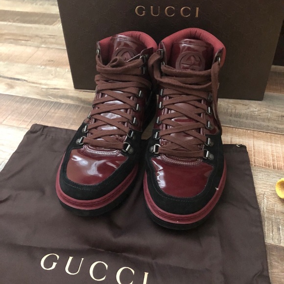 Authentic Gucci Hi-Top Sneakers - Picture 1 of 8